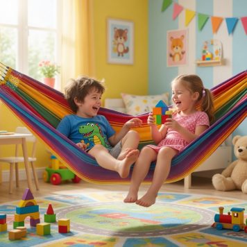 Hangmat Rainbow Large #2  Summer Fun Macramé